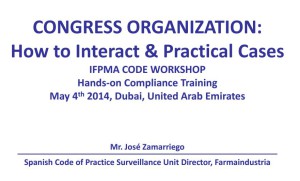 IFPMA Training - Congress Organization
