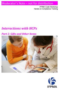 IFPMA Interactions with HCPs 2 - Gifts