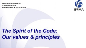 IFPMA Code Training - Spirit of the Code