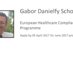 Gabor Danielfy Scholarship June 2017
